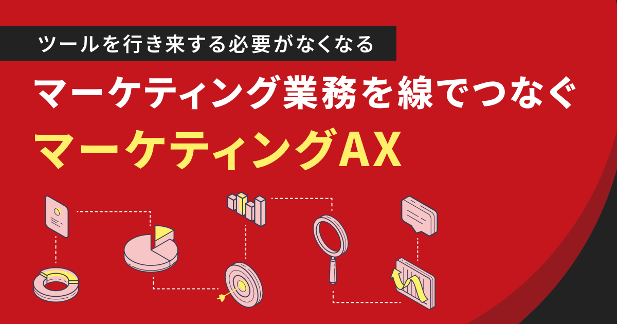 マーケティング業務を線でつなぐマーケティングAX